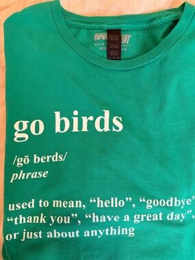 Philadelphia Eagles Go Birds Definition Shirt Unisex Size XL